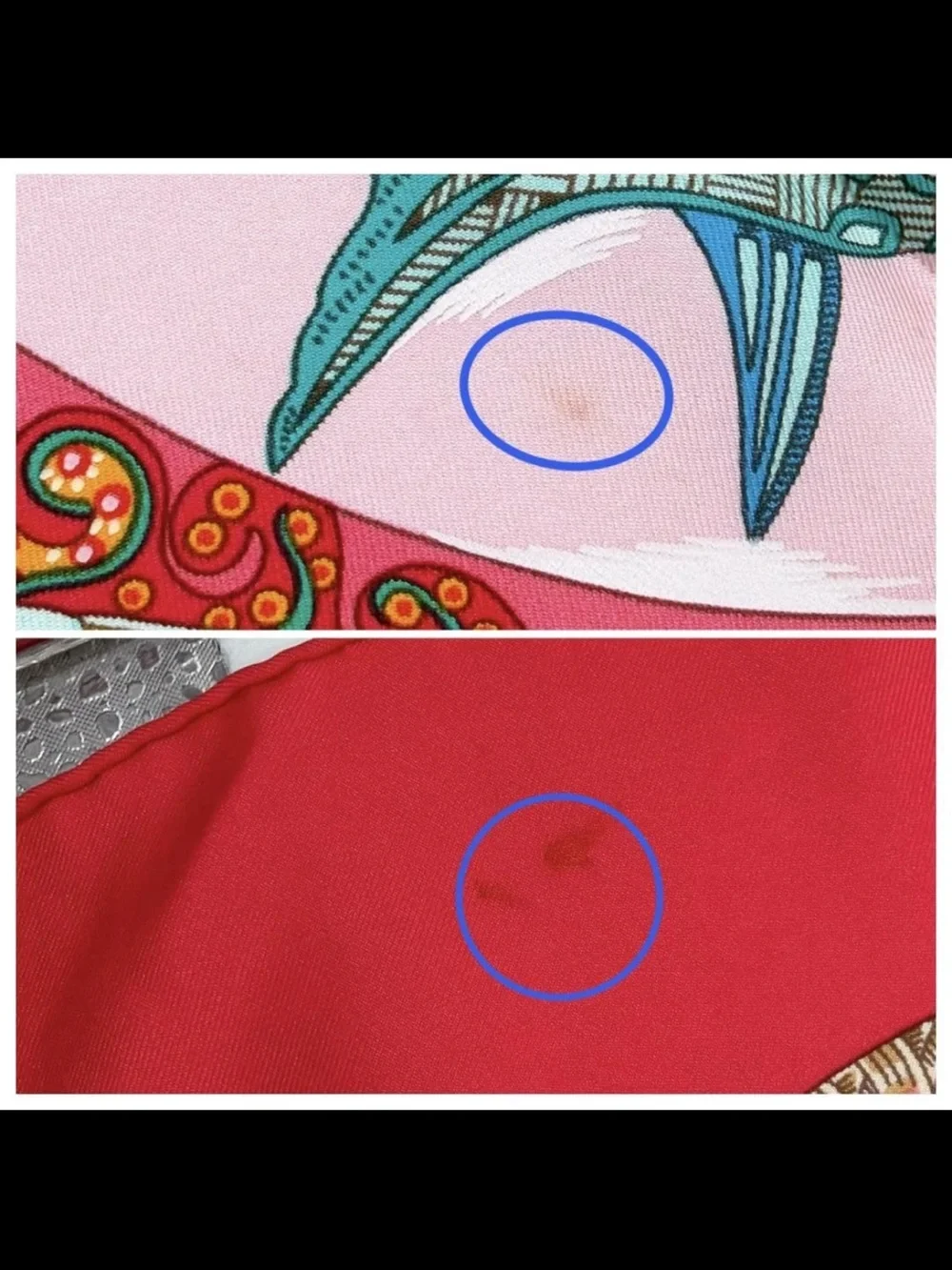 Hermes vibrant silk